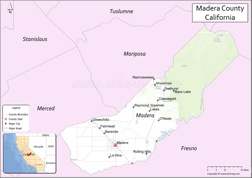 Madera CountyMap