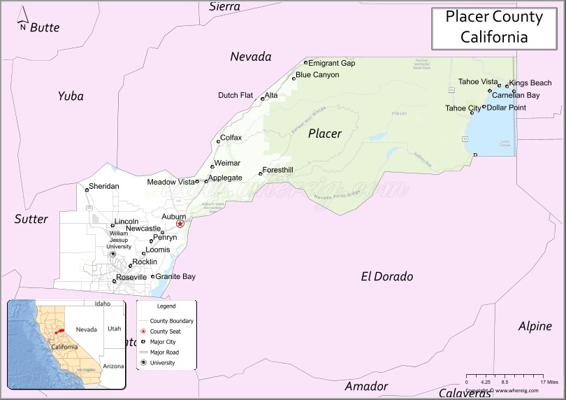 Placer CountyMap