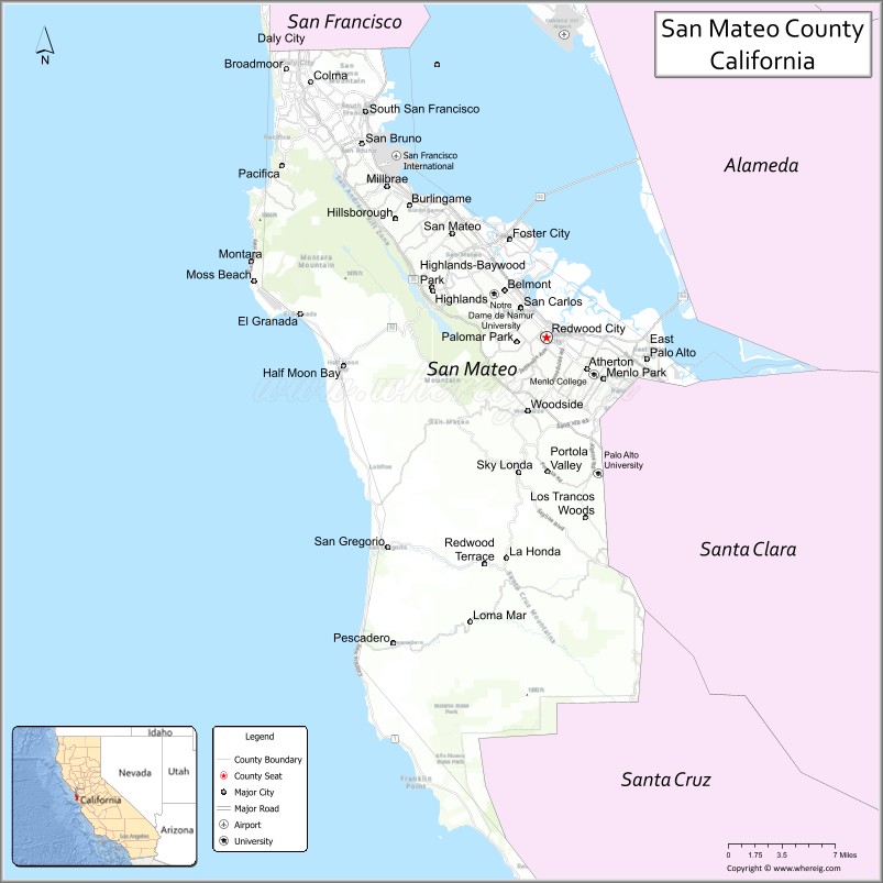 San Mateo CountyMap