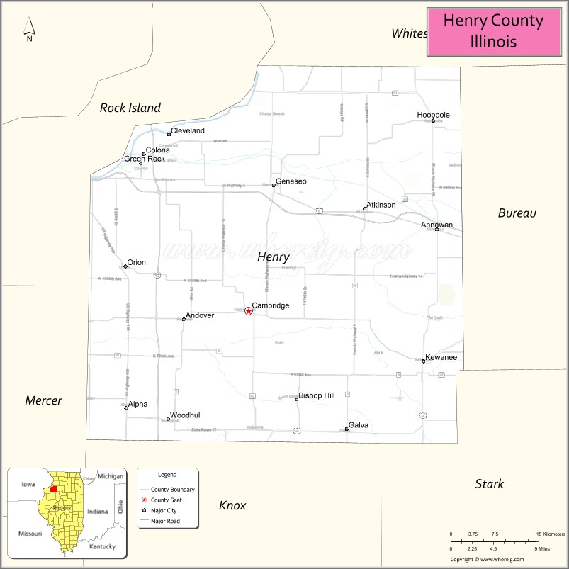 Henry CountyMap
