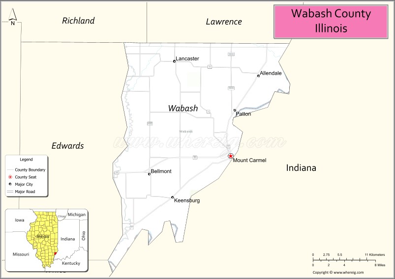 Wabash CountyMap