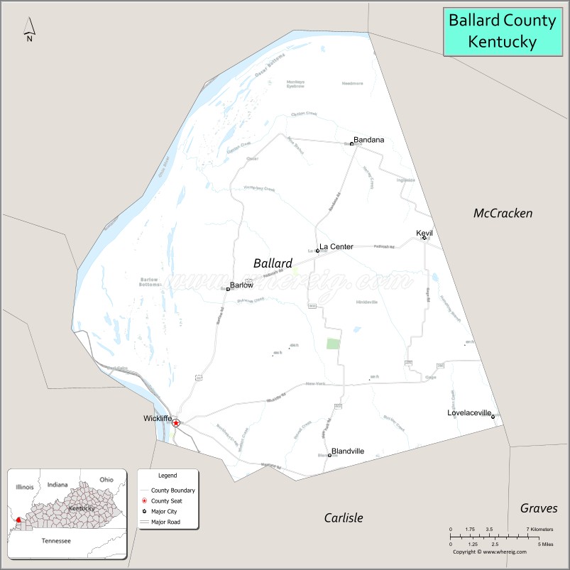 Ballard CountyMap