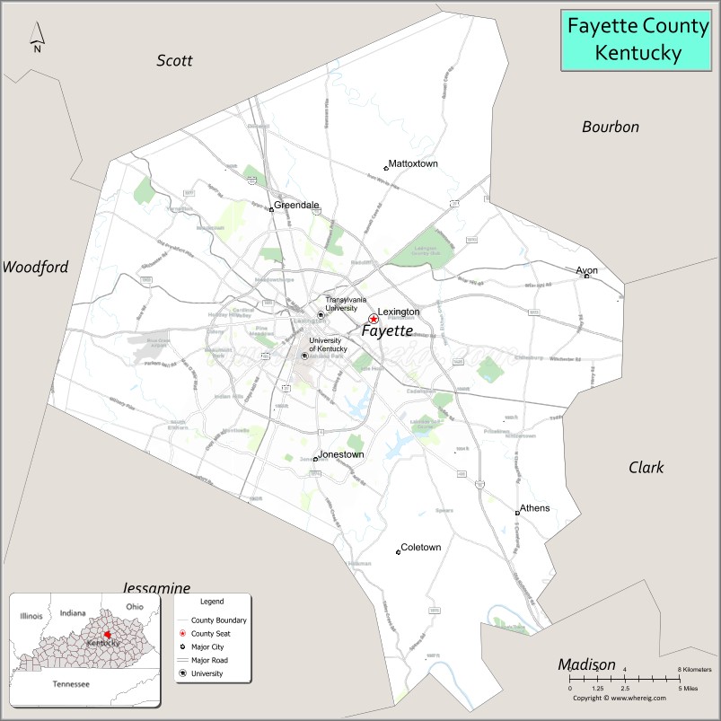 Fayette CountyMap