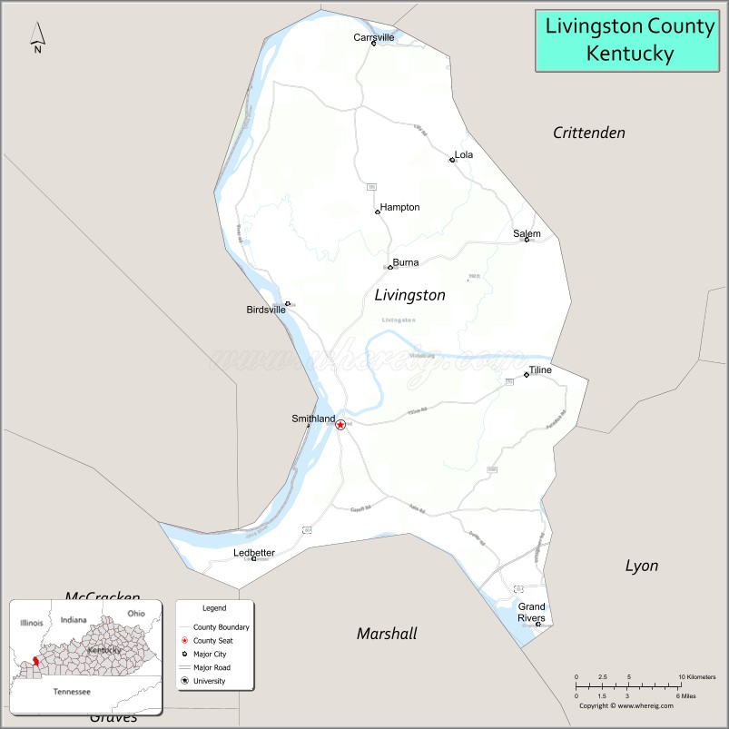 Livingston CountyMap