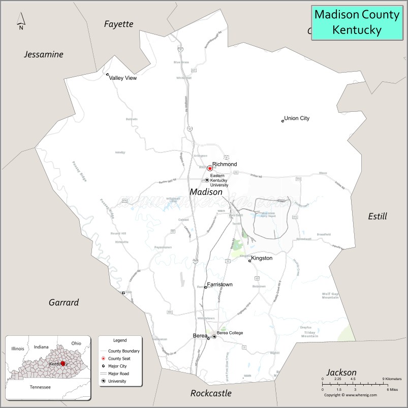 Madison CountyMap
