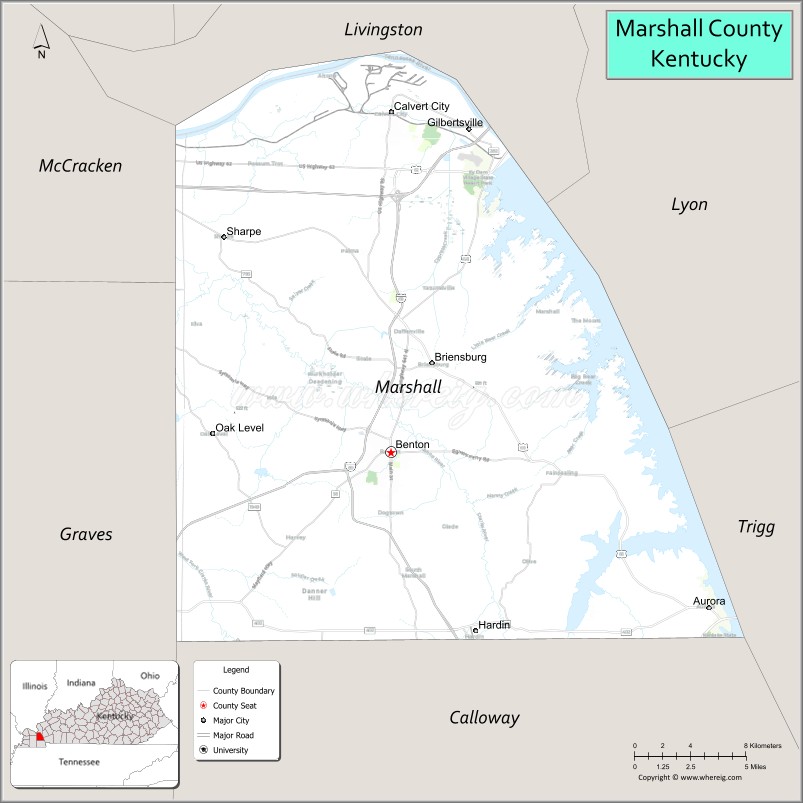 Marshall CountyMap