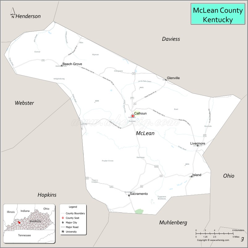 McLean CountyMap