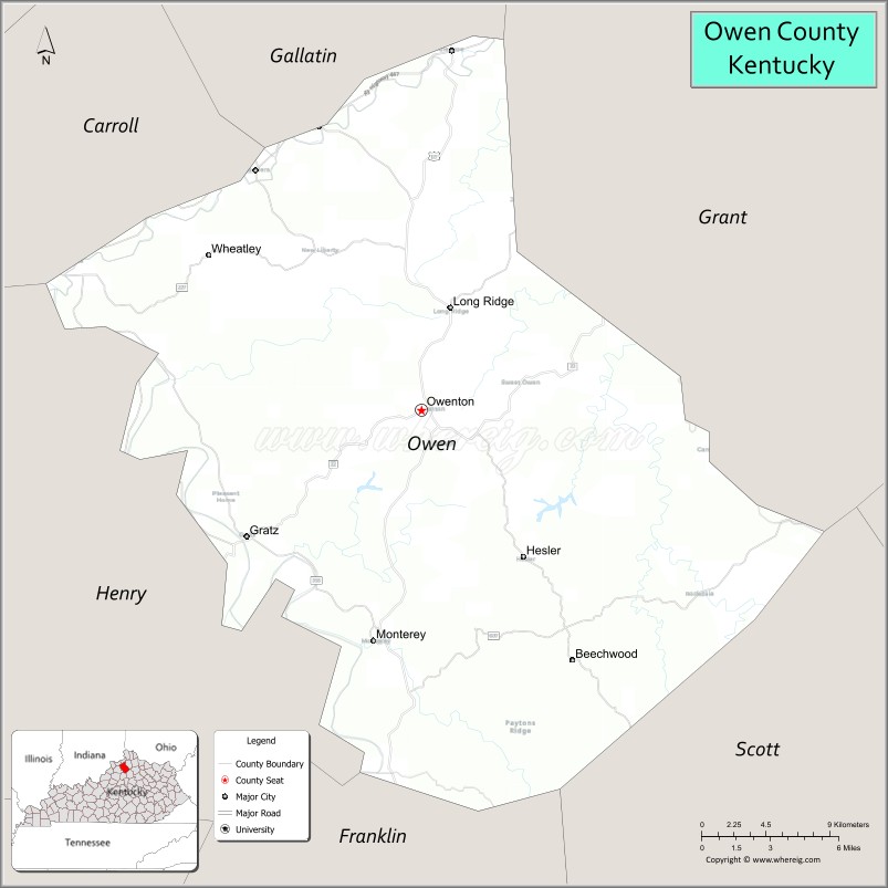 Owen CountyMap