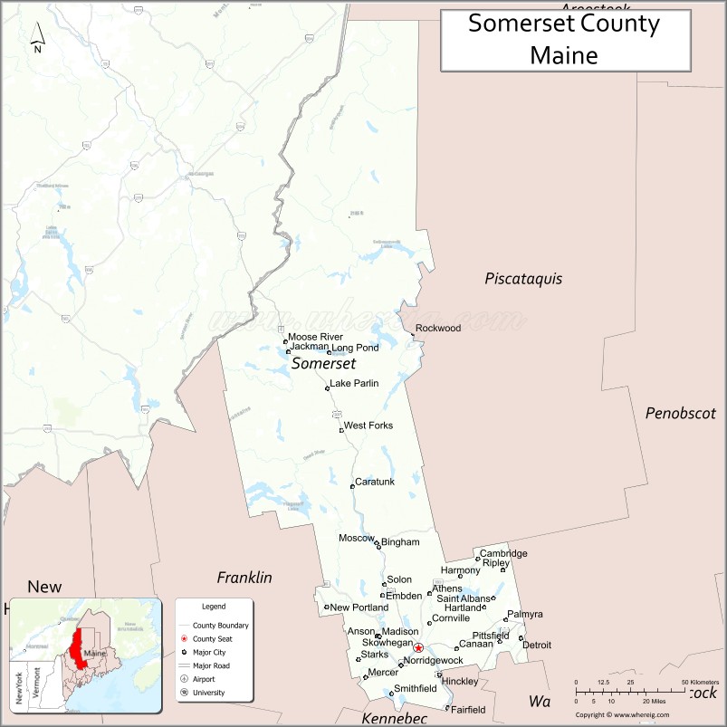Somerset CountyMap