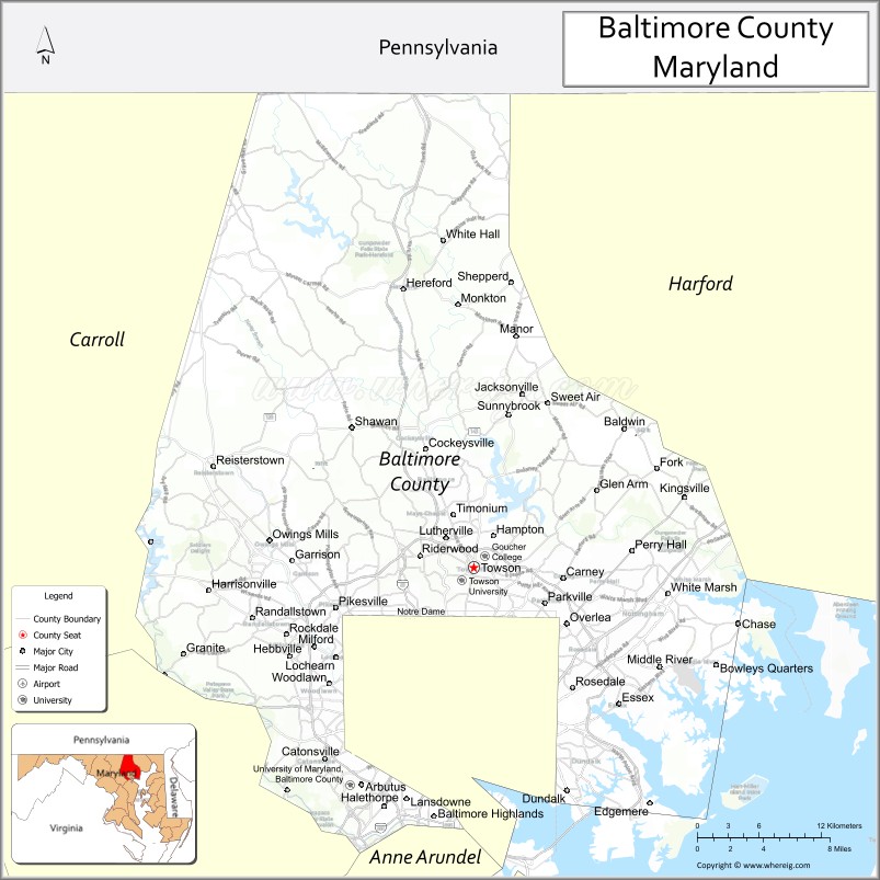 Baltimore CountyMap