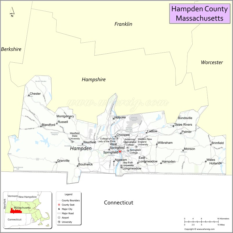 Hampden CountyMap