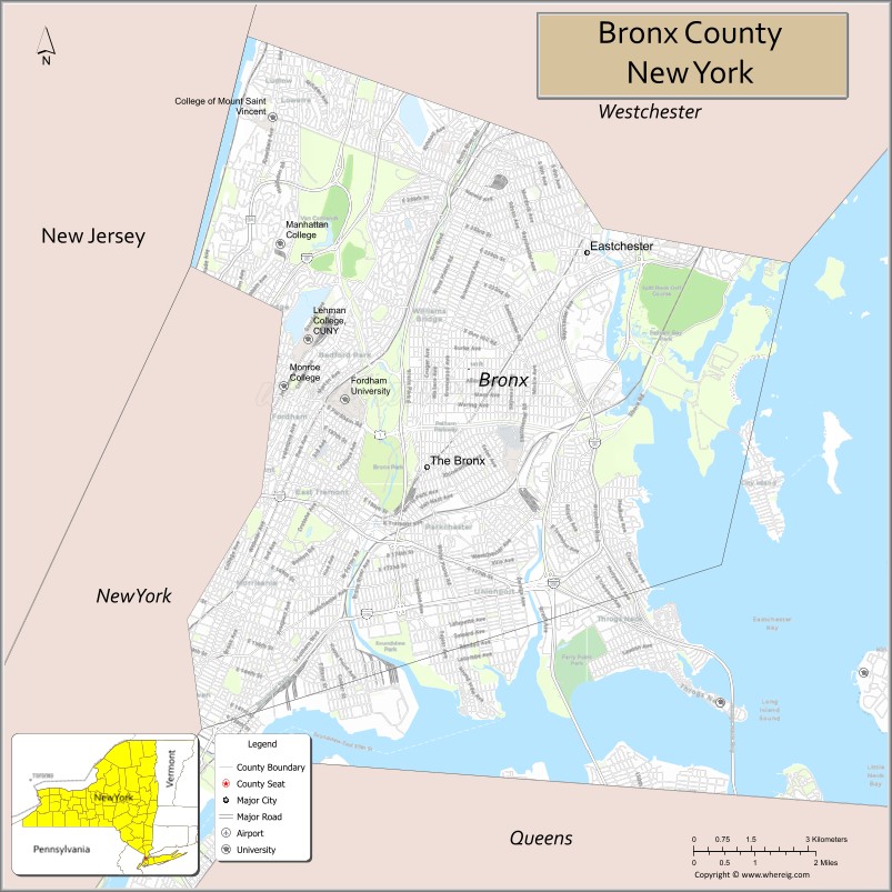 Bronx CountyMap