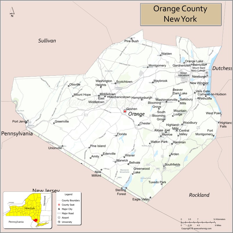 Orange CountyMap