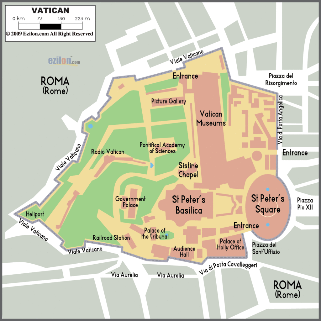 Bản đồ hành chính Vatican