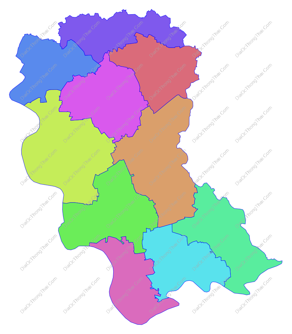 Bản đồ vector tỉnh Hưng Yên