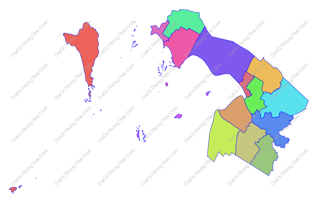 Bản đồ vector tỉnh Kiên Giang