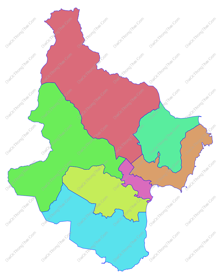 Bản đồ vector tỉnh Ninh Thuận