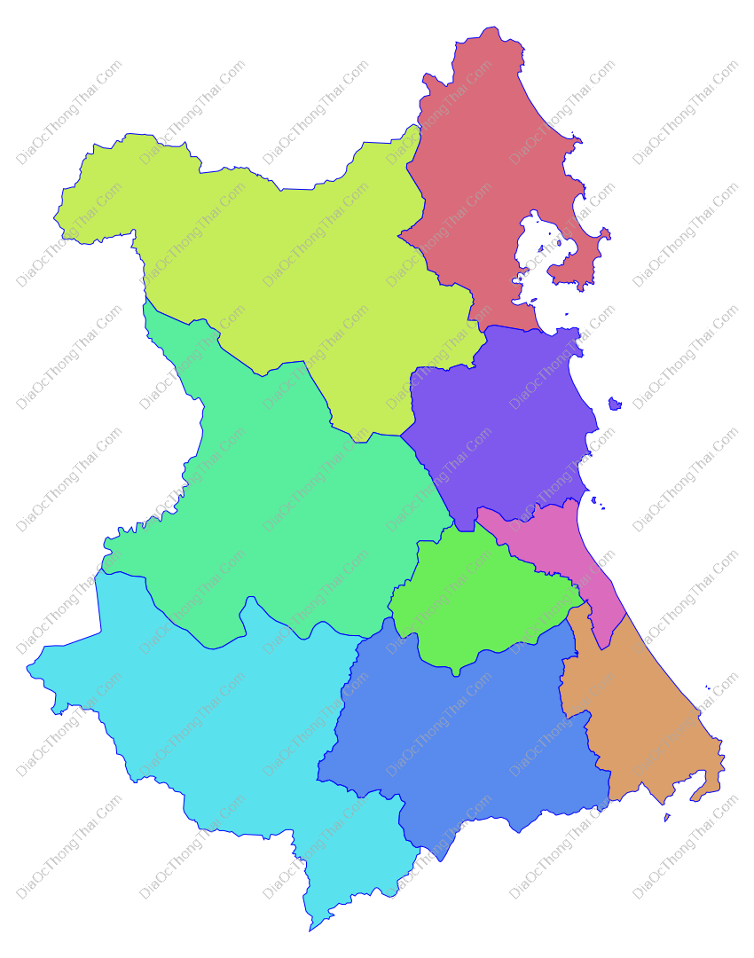 Bản đồ vector tỉnh Phú Yên