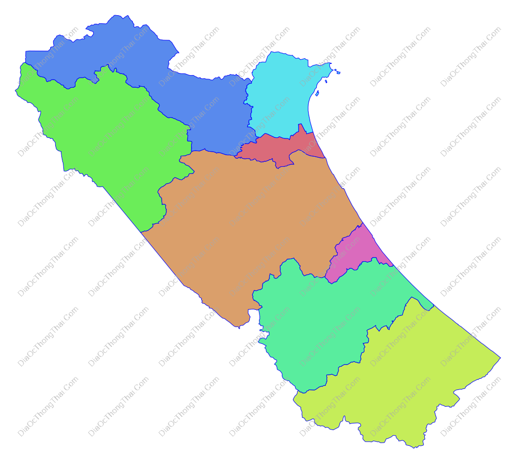 Bản đồ vector tỉnh Quảng Bình