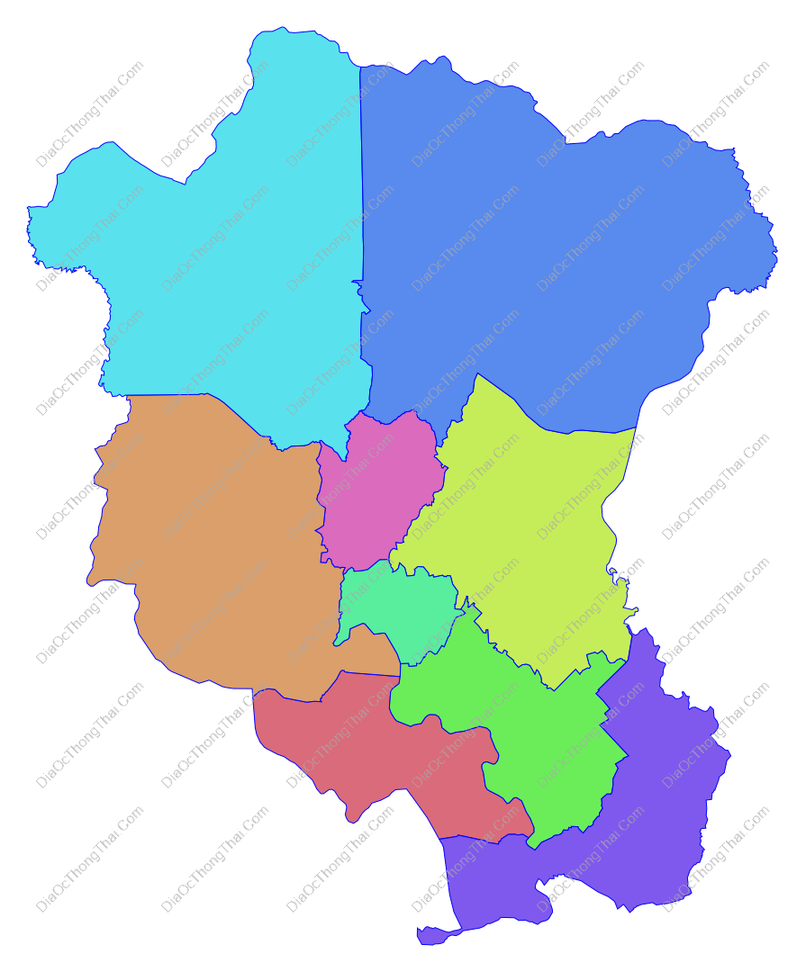 Bản đồ vector tỉnh tỉnh Tây Ninh