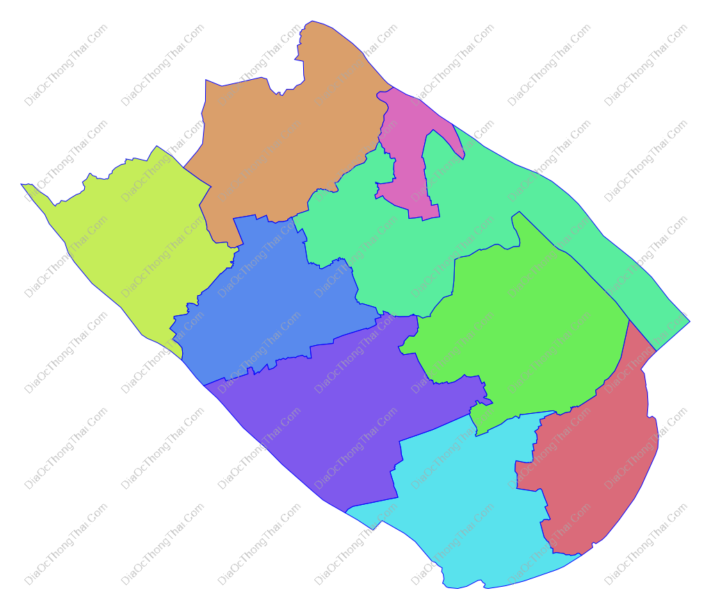Bản đồ vector tỉnh Trà Vinh