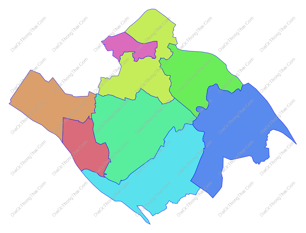 Bản đồ vector tỉnh Vĩnh Long