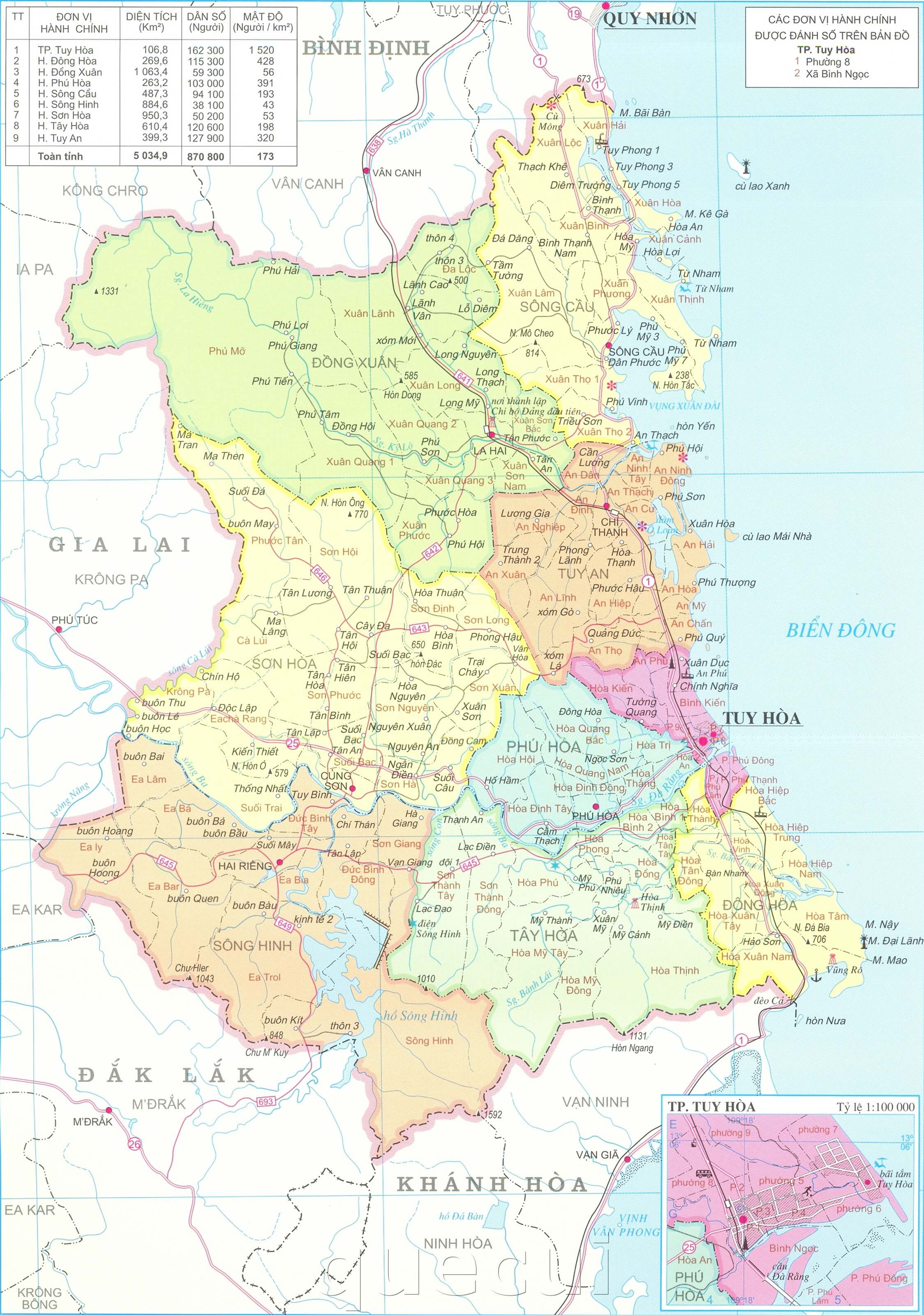 Với việc cập nhật bản đồ chi tiết tỉnh Phú Yên vào năm 2024, bạn sẽ có được cái nhìn toàn diện về kiến trúc địa phương, công trình văn hóa, di tích lịch sử và những nơi du lịch tuyệt vời. Bạn có thể dễ dàng lập kế hoạch cho hành trình khám phá của mình ngay từ bây giờ.
