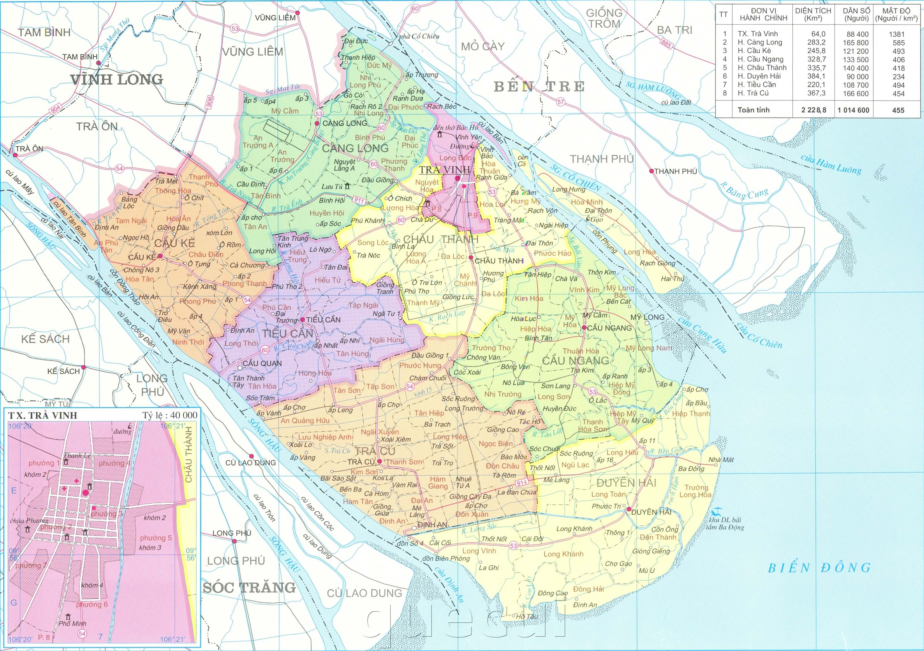 Bản đồ chi tiết của tỉnh Trà Vinh năm 2024 sẽ là nguồn thông tin quan trọng cho các doanh nghiệp, nhà đầu tư và người dân. Tìm hiểu ngay để cập nhật thông tin mới nhất về địa lý, môi trường và hạ tầng.