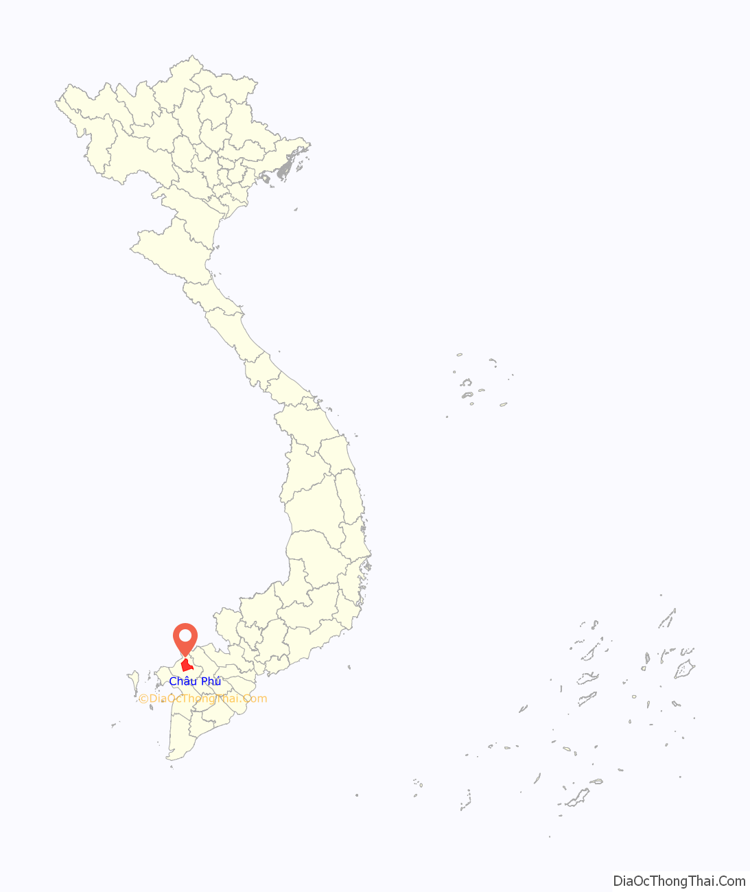 Huyện Châu Phú ở đâu? Vị trí của huyện Châu Phú