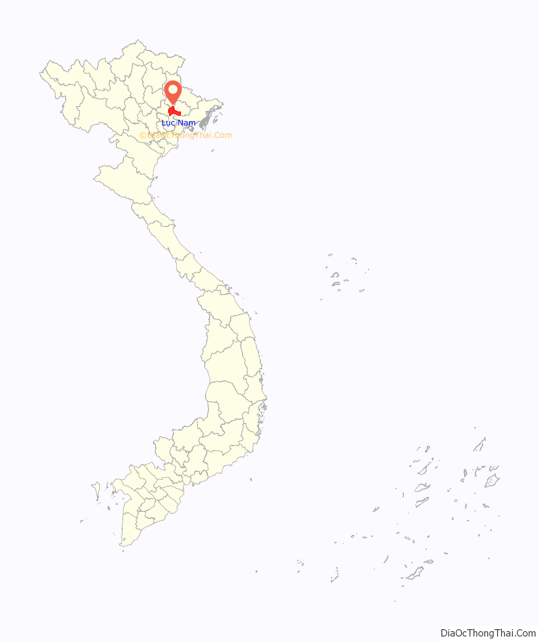 Huyện Lục Nam ở đâu? Vị trí của huyện Lục Nam