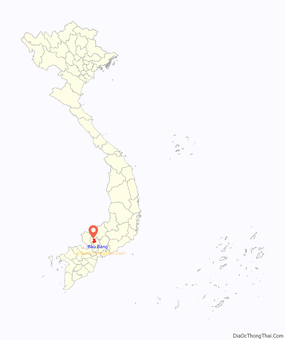 Huyện Bàu Bàng ở đâu? Vị trí của huyện Bàu Bàng