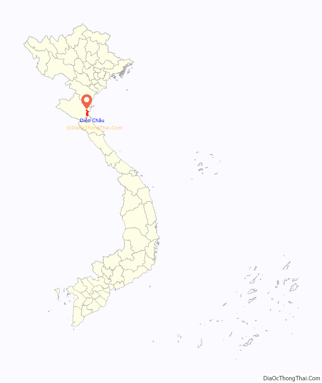 Huyện Diễn Châu ở đâu? Vị trí của huyện Diễn Châu