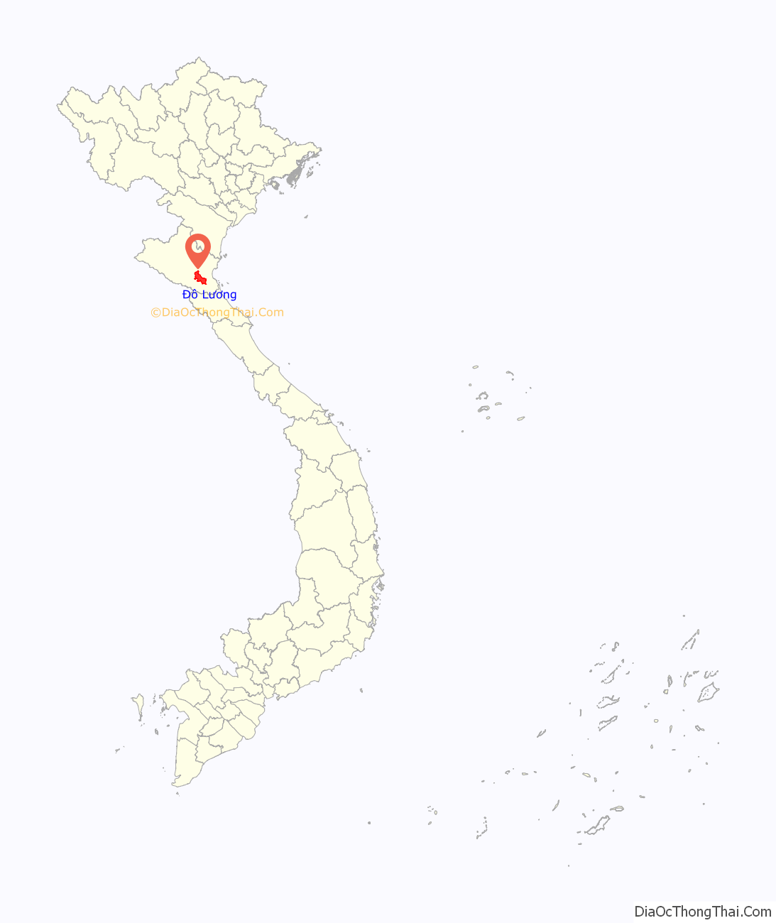 Huyện Đô Lương ở đâu? Vị trí của huyện Đô Lương