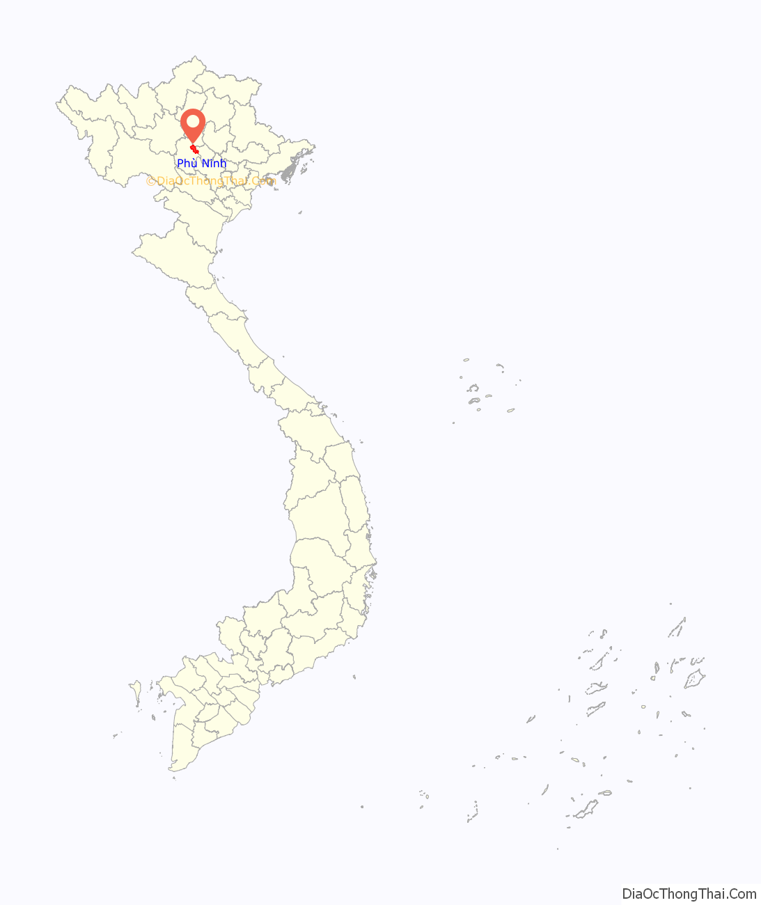 Huyện Phù Ninh ở đâu? Vị trí của huyện Phù Ninh
