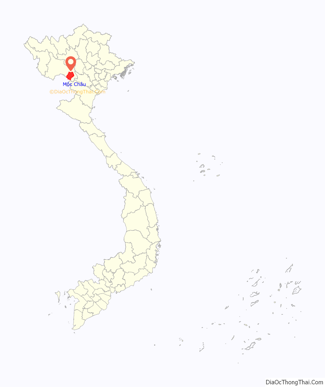 Huyện Mộc Châu ở đâu? Vị trí của huyện Mộc Châu