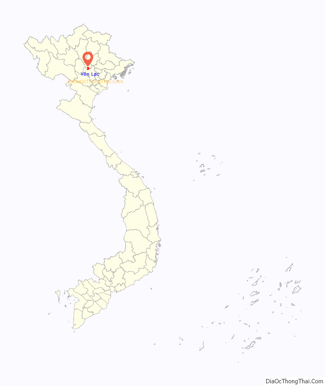 Huyện Yên Lạc ở đâu? Vị trí của huyện Yên Lạc