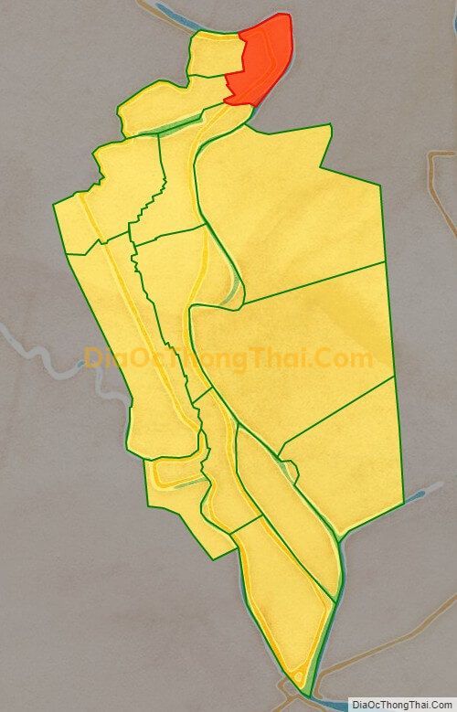 Bản đồ vị trí và địa giới hành chính Xã Khánh An, huyện An Phú