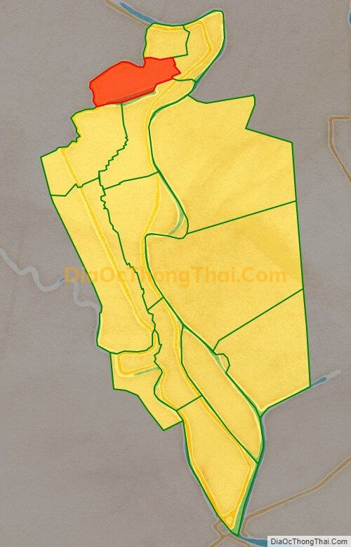 Bản đồ vị trí và địa giới hành chính Xã Khánh Bình, huyện An Phú