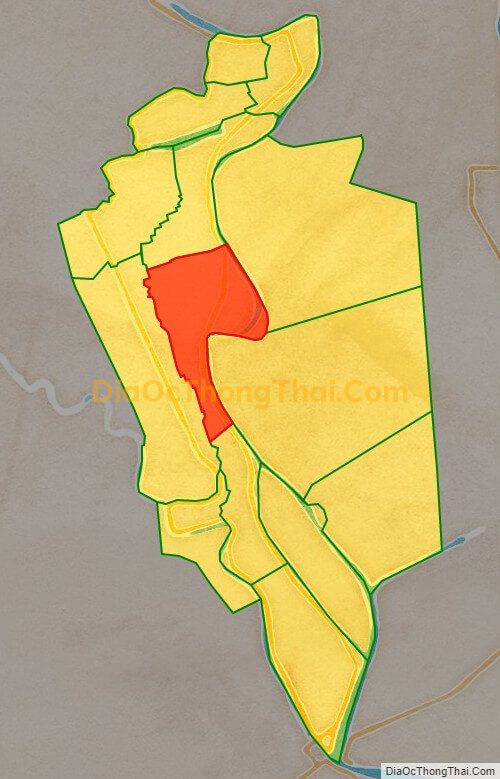Bản đồ vị trí và địa giới hành chính Xã Phước Hưng, huyện An Phú