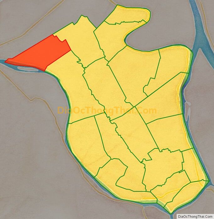 Bản đồ vị trí và địa giới hành chính Xã Phú Hiệp, huyện Phú Tân
