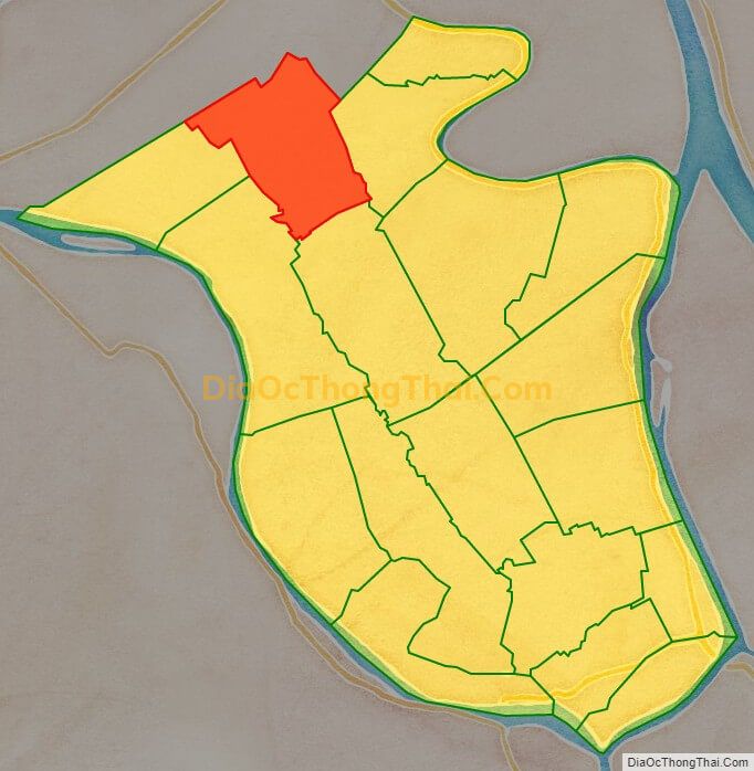 Bản đồ vị trí và địa giới hành chính Xã Phú Long, huyện Phú Tân
