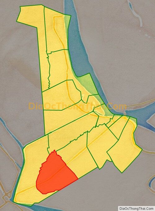 Bản đồ vị trí và địa giới hành chính Xã Lê Chánh, thị xã Tân Châu