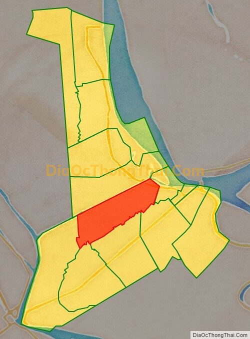 Bản đồ vị trí và địa giới hành chính Xã Long An, thị xã Tân Châu