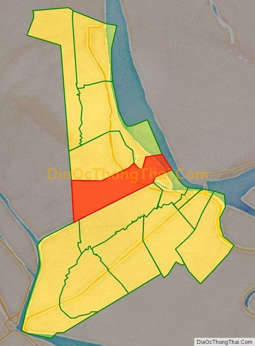 Bản đồ vị trí và địa giới hành chính Xã Tân An, thị xã Tân Châu