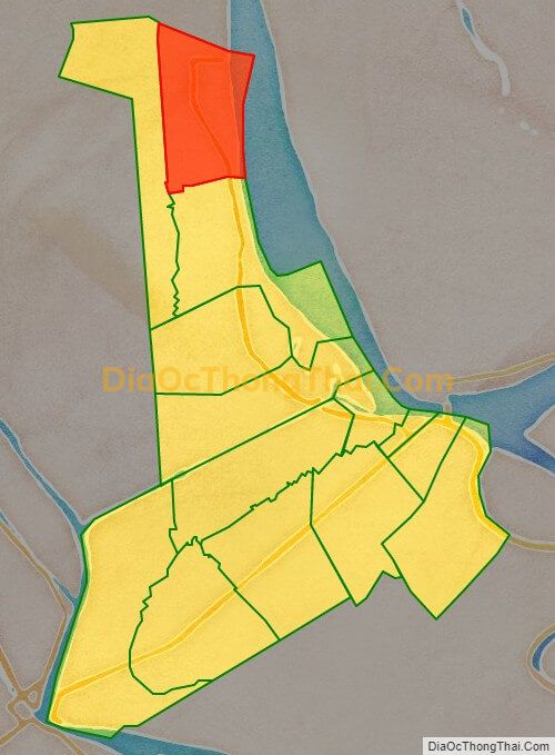 Bản đồ vị trí và địa giới hành chính Xã Vĩnh Xương, thị xã Tân Châu