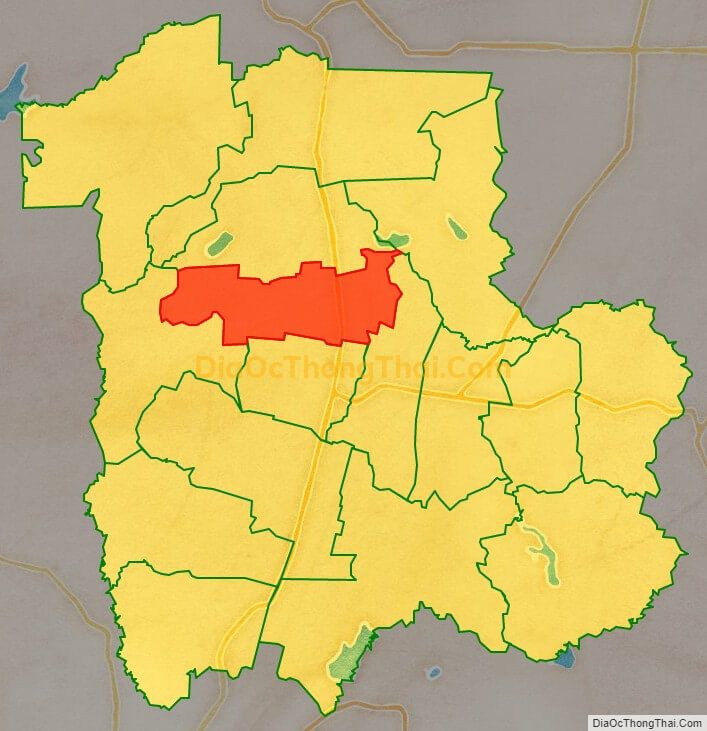 Bản đồ vị trí và địa giới hành chính Xã Bàu Chinh, huyện Châu Đức