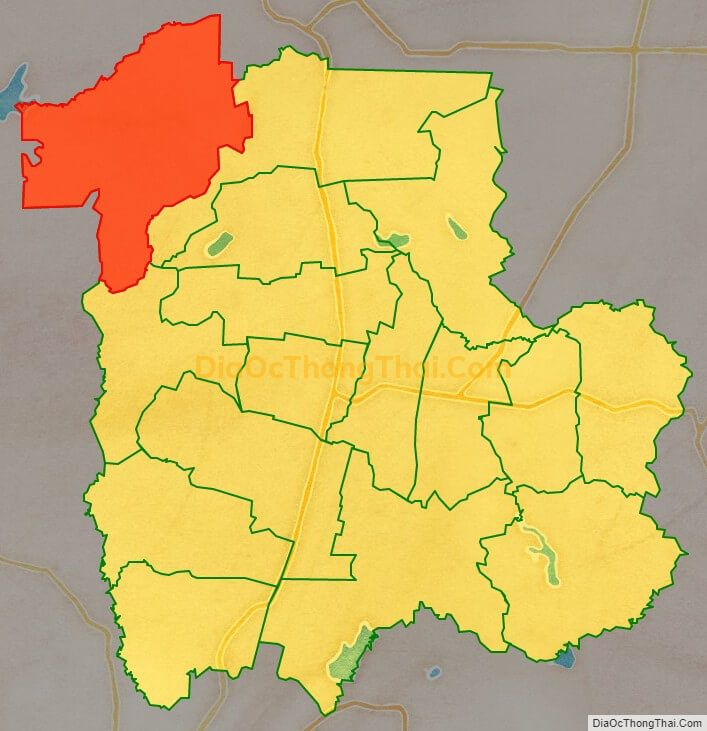 Bản đồ vị trí và địa giới hành chính Xã Cù Bị, huyện Châu Đức