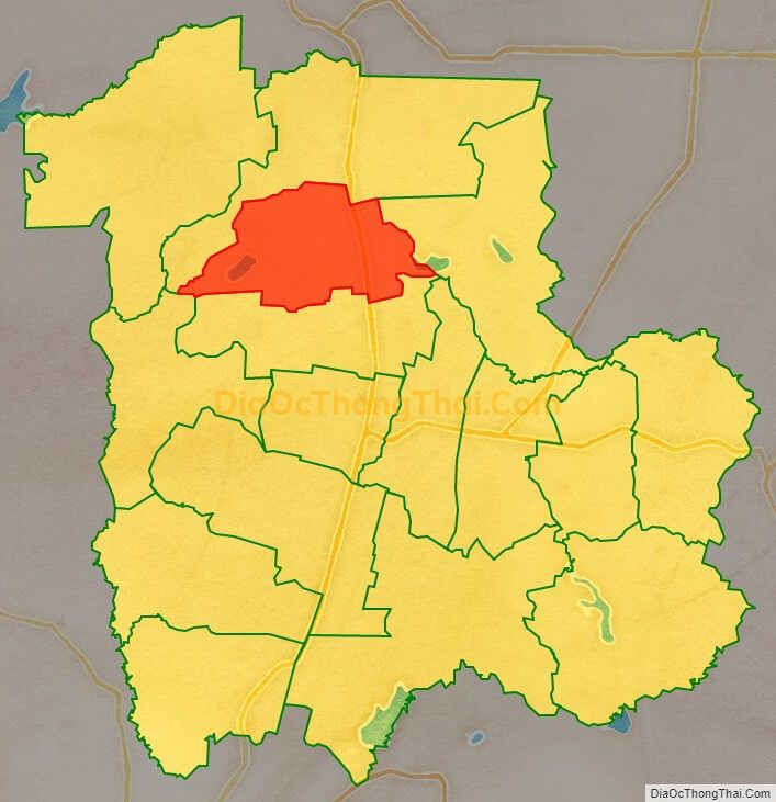 Bản đồ vị trí và địa giới hành chính Xã Kim Long, huyện Châu Đức