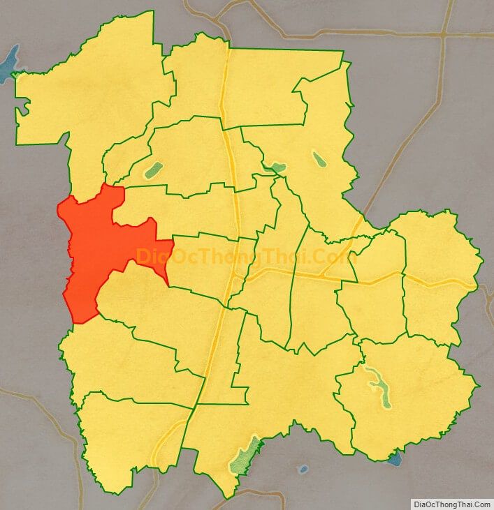 Bản đồ vị trí và địa giới hành chính Xã Láng Lớn, huyện Châu Đức