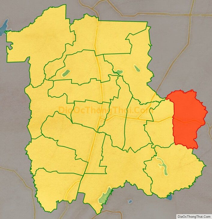 Bản đồ vị trí và địa giới hành chính Xã Sơn Bình, huyện Châu Đức